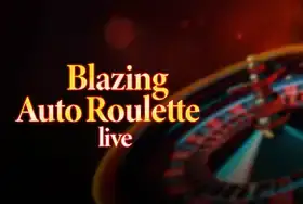 Blazing Auto Roulette LIVE pokie at Wolf Winner