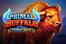 Primal Buffalo PowerGrid pokie at Wolf Winner