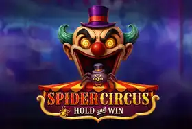 Spider Circus Hold and Win pokie at Wolf Winner