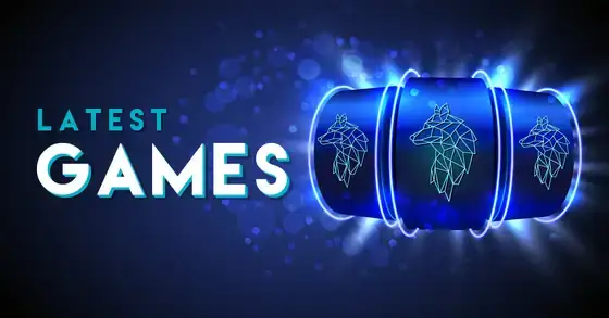 Latest Games card at Wolf Winner: discover new games every month