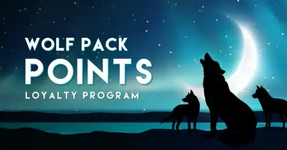 Wolf Pack Points loyalty program at Wolf Winner